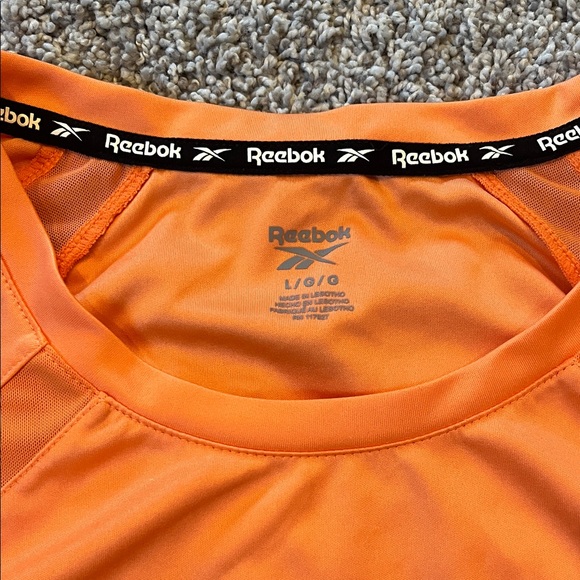 Reebok Vibrant Orange Sports Tee - Picture 2 of 5